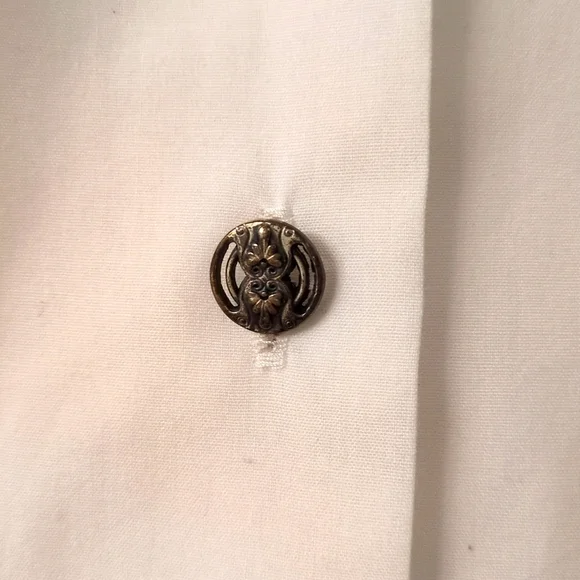 Vintage Lace Trimmed Blouse - Picture 4 of 4